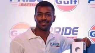 Hardik Pandya added to Baroda squad for Ranji Trophy tie against Mumbai